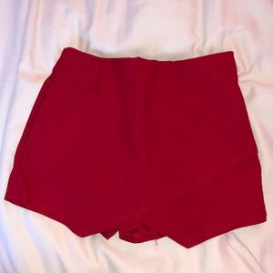 Red Skort